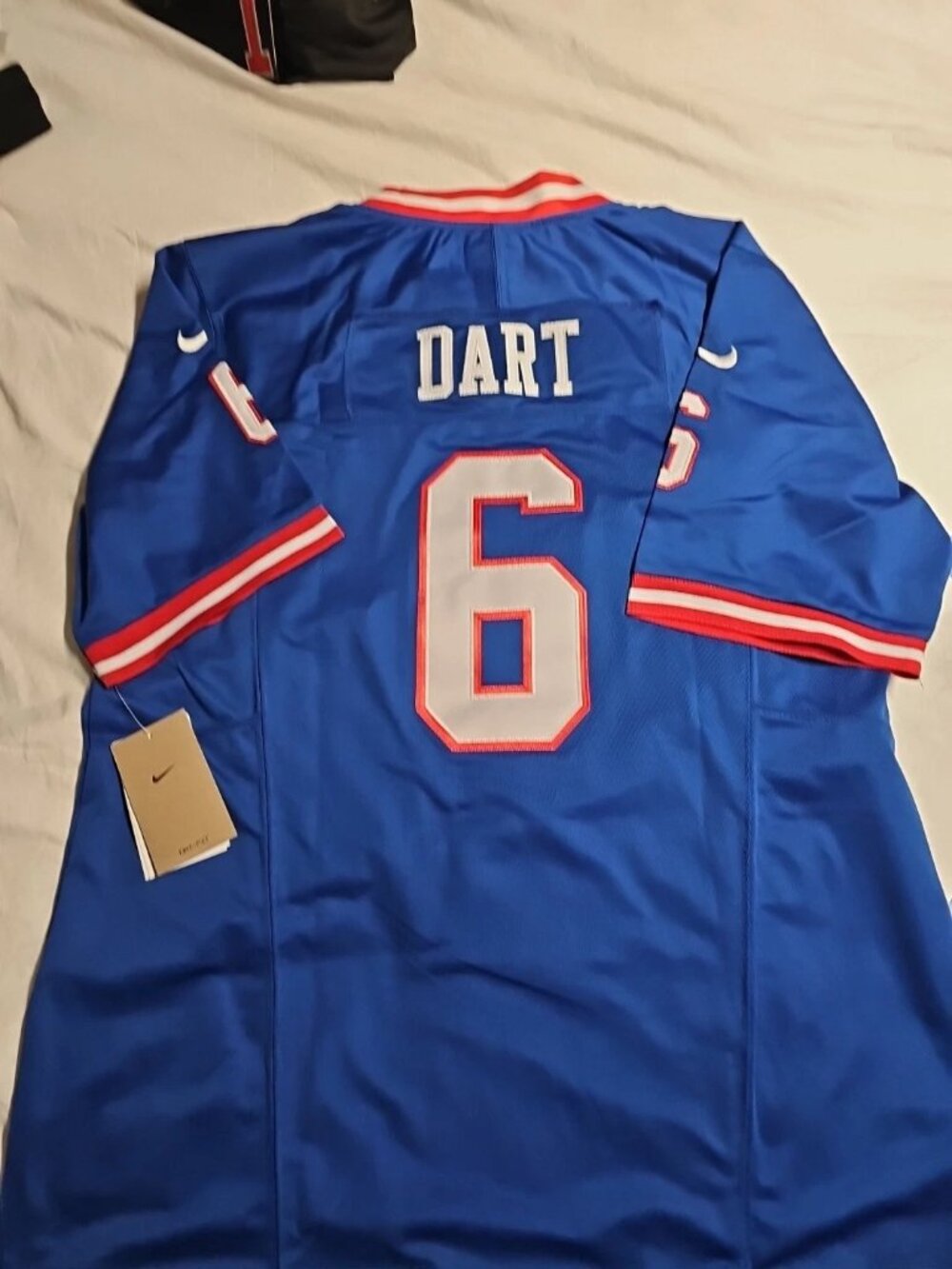 Kids Jaxson Dart Blue Royal Jersey Stitched Vapor